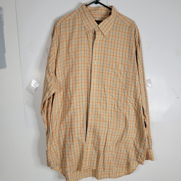 Mens Austin Reed London Long Sleeve Button Front Shirt Size XXL 100% Cotton - Picture 2 of 12